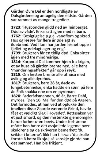 Det var barske tider i Øvre Dal. Kilde: Husmannsplasser i Fåberg, Bind 2, s. 337.